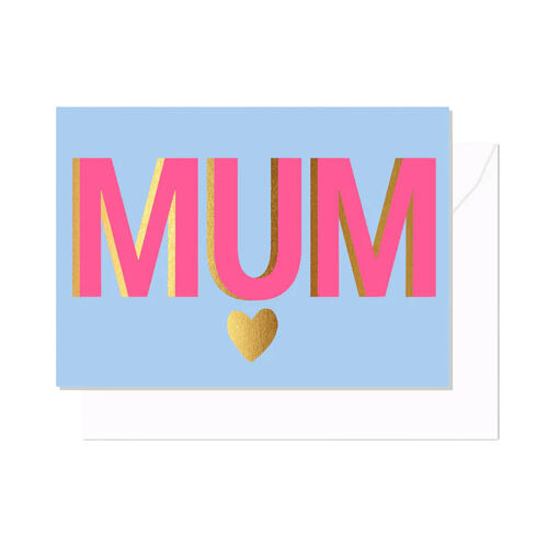 Elm Paper Mum Pale Blue Card